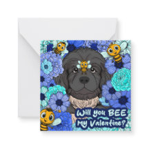 Valentines de Aula para Niños COLORABLE Abeja Perr