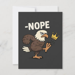 Tarjeta Pequeña Vamos TACO Trump 4 de julio amantes del taco