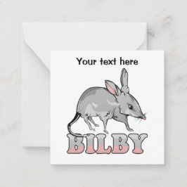 Tarjeta Pequeña Vector Bilby