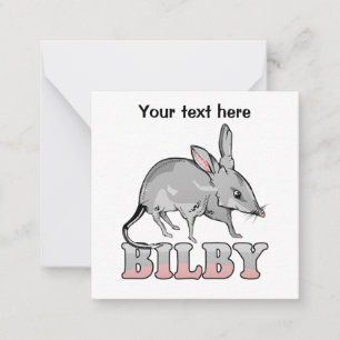 Tarjeta Pequeña Vector Bilby