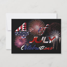 Tarjeta Pequeña Vengan a Celebrar las Festividades de la Libertad 