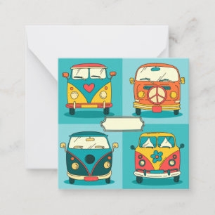 Tarjeta Pequeña Ventiladores retro