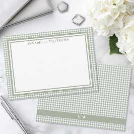 Tarjeta Pequeña Verde Salvia Cuadros Personalizados