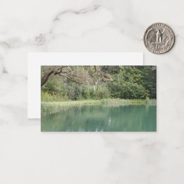 Tarjeta Pequeña Vermont Fall Scene Card (Anverso/Reverso In Situ)