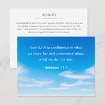 Versículo Bíblico Motivacional Hebreos 11:1 Iglesi