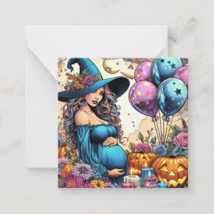 Tarjeta Pequeña Vibes WItchy MAGICAL Bebé Embarazo Mamá