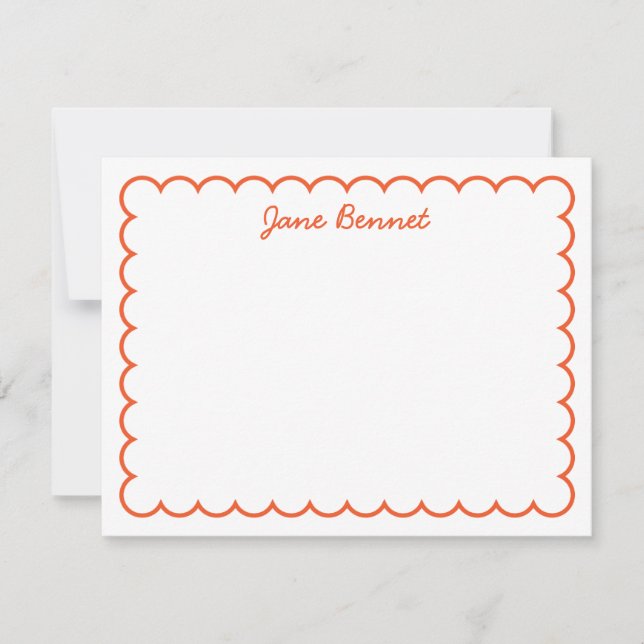 Tarjeta Pequeña Vieira Notecard (Anverso)