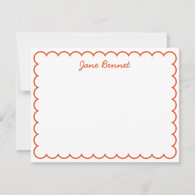 Tarjeta Pequeña Vieira Notecard (Anverso)