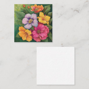 Tarjeta Pequeña Vigor de la floración tropical