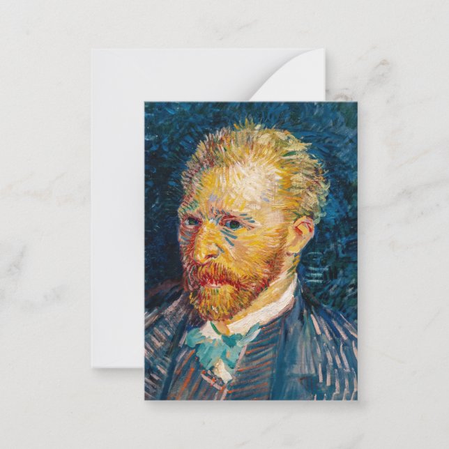 Tarjeta Pequeña Vincent Van Gogh - Autorretrato (Anverso)