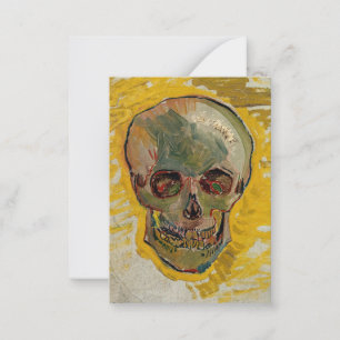 Tarjeta Pequeña Vincent van Gogh - Calavera 1887 #2