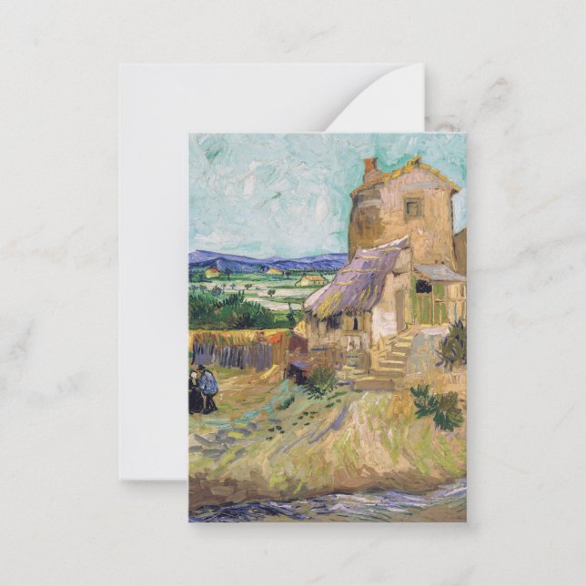 Tarjeta Pequeña Vincent van Gogh - El viejo molino