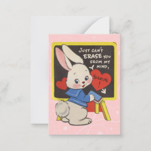 Tarjeta Pequeña Vintage Valentine Kid Cards