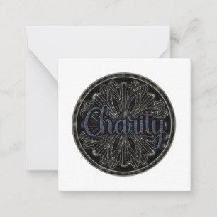 Tarjeta Pequeña Virtue Charity Mandala