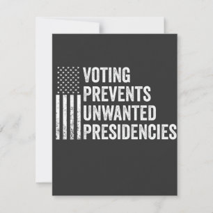 Tarjeta Pequeña Votar impide a las presidencias no deseadas en Est