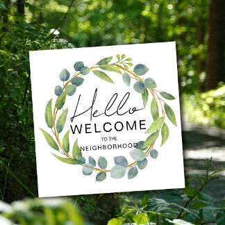 Tarjeta Pequeña Welcome to the Neighborhood Card – New Home Greeti