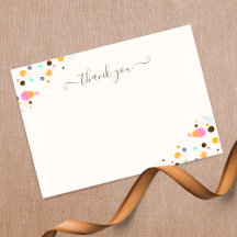 Whimsical Gracias A Confetti Firma Script