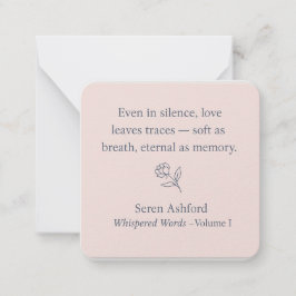 Tarjeta Pequeña Whispered Words_Volume 1_Card #4