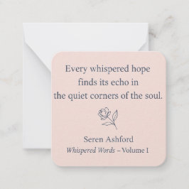 Tarjeta Pequeña Whispered Words-Volume 1_card# 7
