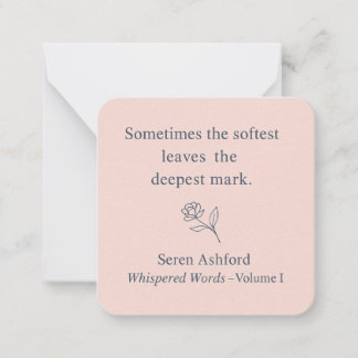 Tarjeta Pequeña Whispered Words-Volume 1_card# 8