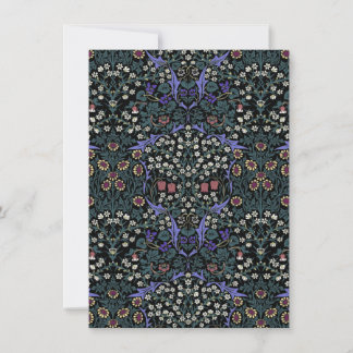 Tarjeta Pequeña William Morris Blackthorn Victorian Botanical