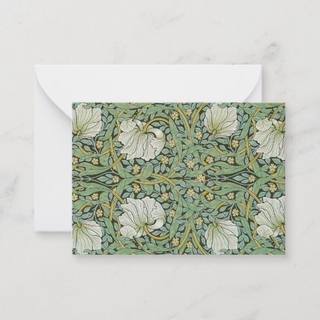 Tarjeta Pequeña William Morris - Pimpernel (Anverso)