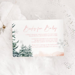 Tarjeta Pequeña Winter Wonderland - Libros rosas para bebés
