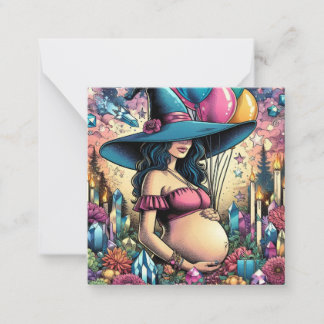 Tarjeta Pequeña WItchy Vibes | Bebé | Embarazo | Mamá