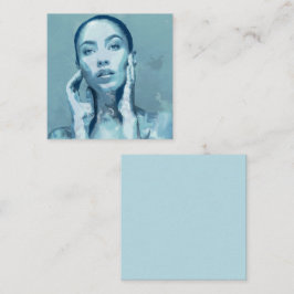 Tarjeta Pequeña "Woman in Blue"