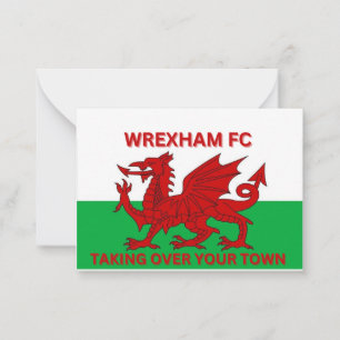 Tarjeta Pequeña Wrexham Fc se hace cargo de su ciudad