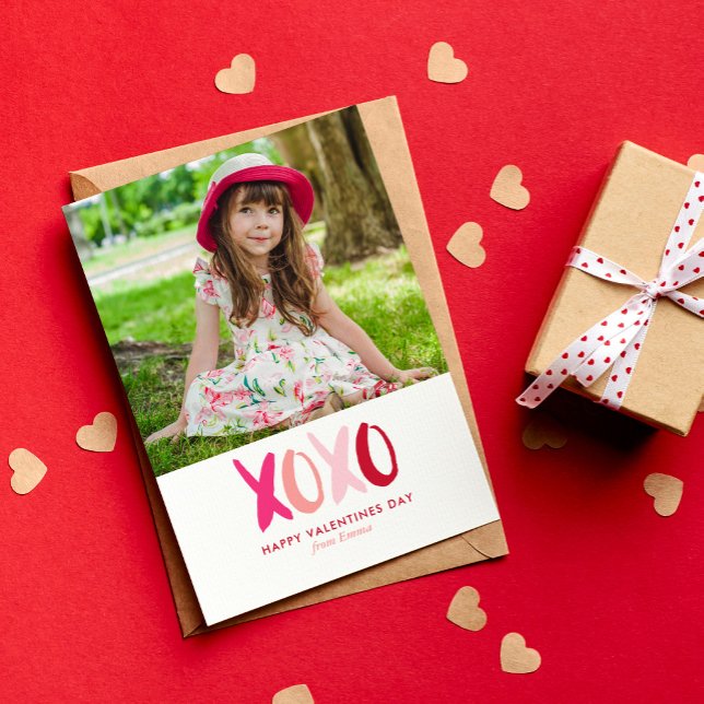 Tarjeta Pequeña XOXO Word Search Game Photo Classroom Valentines (Subido por el creador)