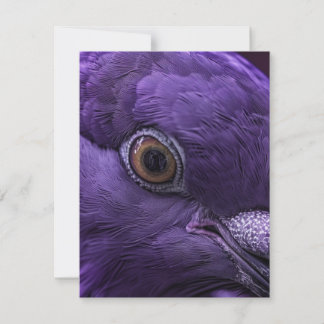 Tarjeta Pequeña ¿Y Si El Cielo Fuera El Arte Purple Dove
