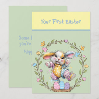 Tarjeta Pequeña Your First Easter Flat Note Card