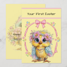 Tarjeta Pequeña Your First Easter Flat Note Card