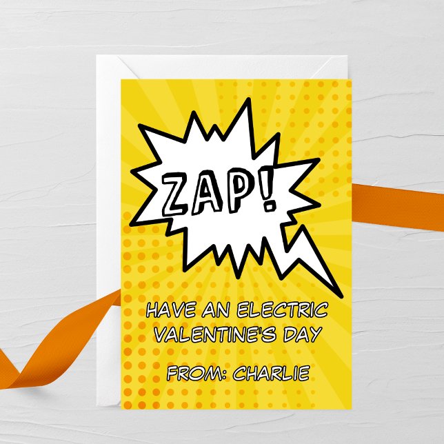 Tarjeta Pequeña Zap! Electric Valentine’s Day Card (Subido por el creador)
