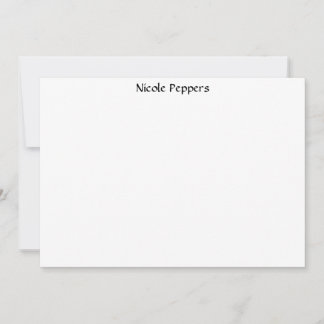 Tarjeta Pequeña Zebra