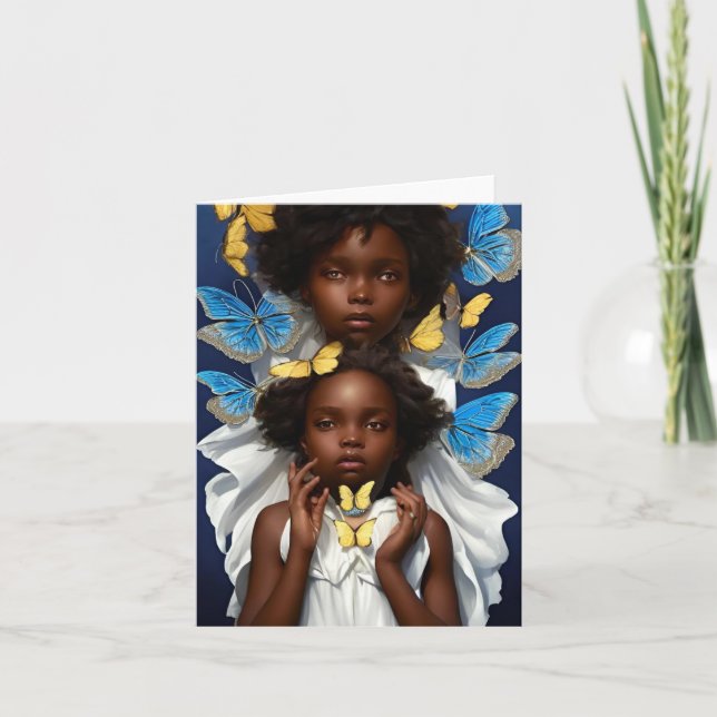 Tarjeta Pequeñas hermanas (Anverso)