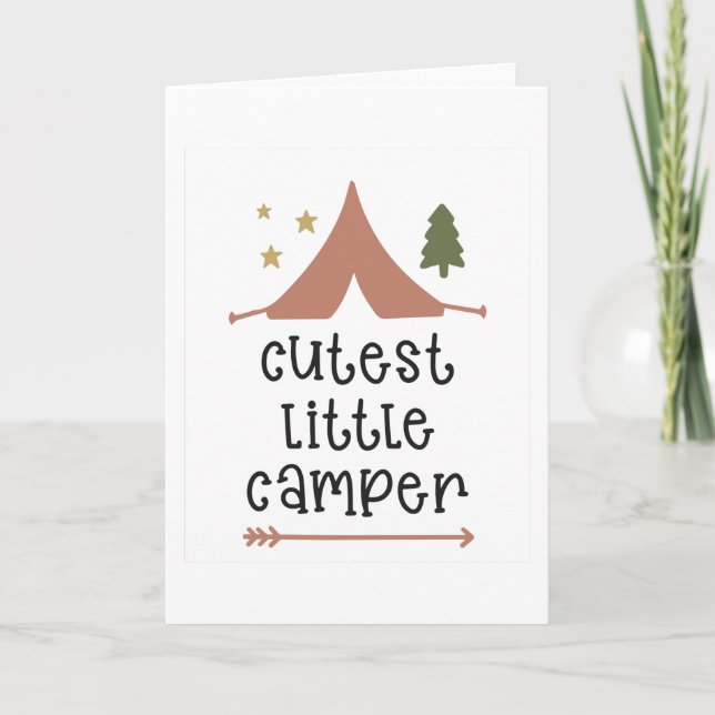 Tarjeta Pequeño acampador (Anverso)