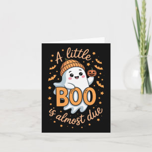 Tarjeta Pequeño Boo Casi Se Debe A Un Embarazo De Hallowee