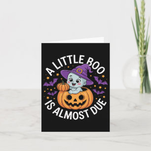 Tarjeta Pequeño Boo Casi Se Debe A Un Embarazo De Hallowee