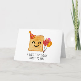 Tarjeta Pequeño brindis de cumpleaños para ti