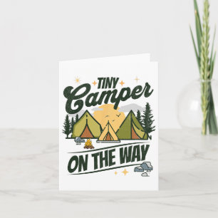 Tarjeta Pequeño Camper Camping Lover Embarazo Ann