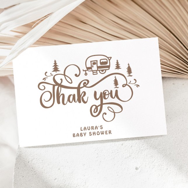 Tarjeta Pequeño camper está en camino Baby Duke Gracias (Subido por el creador)