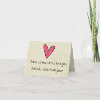 Tarjeta pequeño día de madres felices obbblias