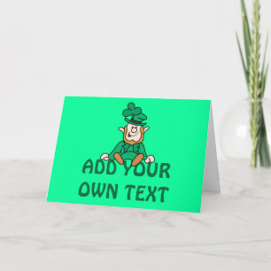 Tarjeta Pequeño Duende - Agrega tu Propio Texto