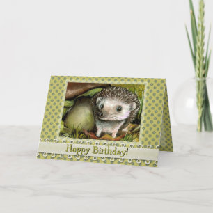 Tarjeta Pequeño erizo
