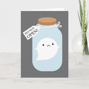 Tarjeta Pequeño fantasma atrapado
