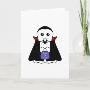 Tarjeta Pequeño Fantasma Vampiro
