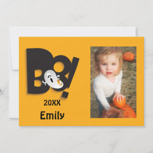 Tarjeta Pequeño marco personalizado de fotos de Halloween 