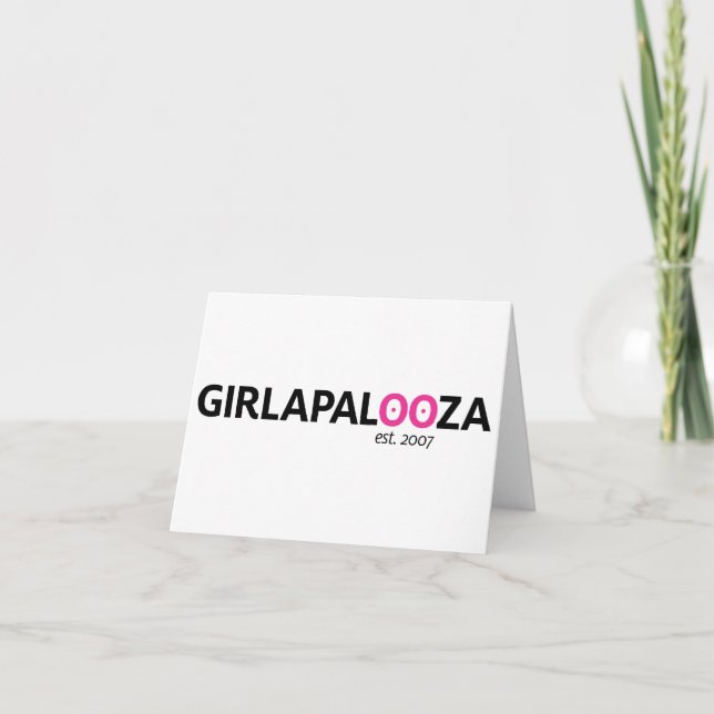 Tarjeta Pequeño notecard con el logotipo de diez años (Anverso)